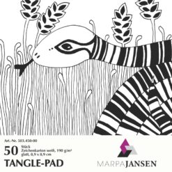 Marpa Jansen tangle-pad (wit 50 vel)