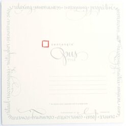 Zentangle Opus tile - wit