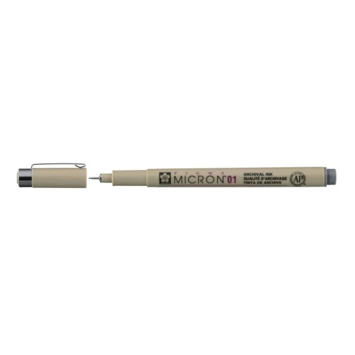 Sakura Pigma Micron Fineliner - koelgrijs -  nr. 01 (0.25 mm)