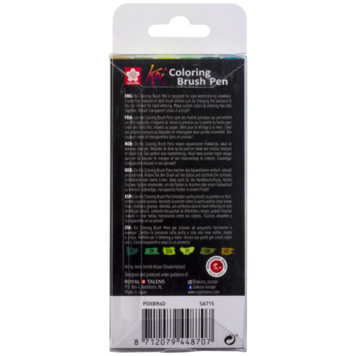 Sakura Koi Coloring Brush Pen - Botanical - set van 6 - Afbeelding 3