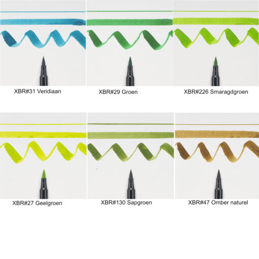 Sakura Koi Coloring Brush Pen - Botanical - set van 6 - Afbeelding 5