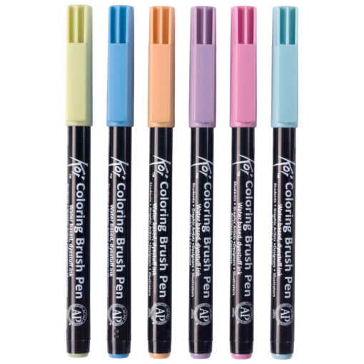 Sakura Koi Coloring Brush Pen - Earth- set van 6 - Afbeelding 2