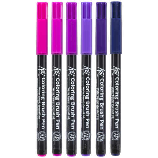 Sakura Koi Coloring Brush Pen - Galaxy- set van 6 - Afbeelding 2