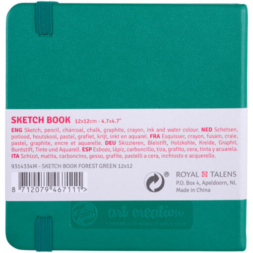 Talens Art Creation schetsboek - Woudgroen(12x12cm) - Afbeelding 2