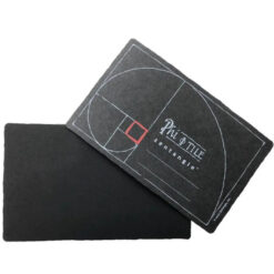 Zentangle Phi tiles-zwart (5 stuks)